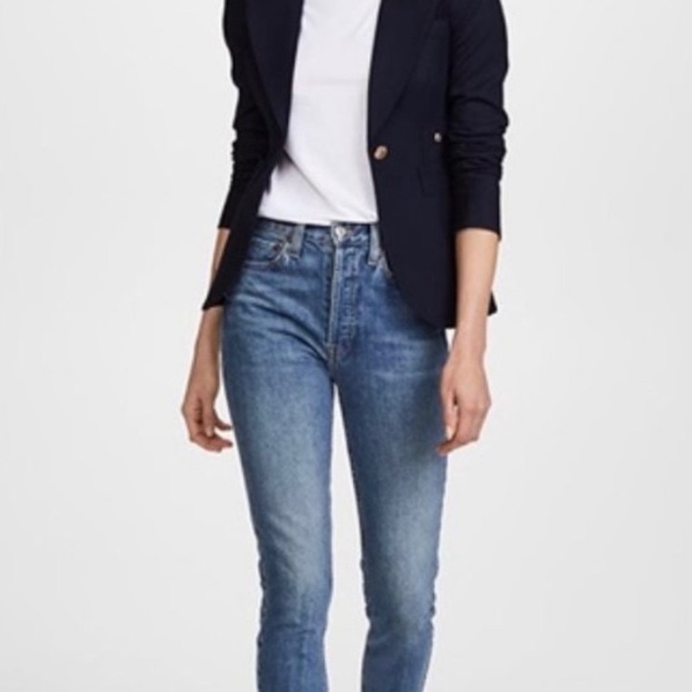 Smythe Classic Duchess Blazer in Navy ASO Kate Middleton - Picture 6 of 10